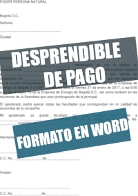 3】 Formatos de desprendibles de pago en WORD 2023