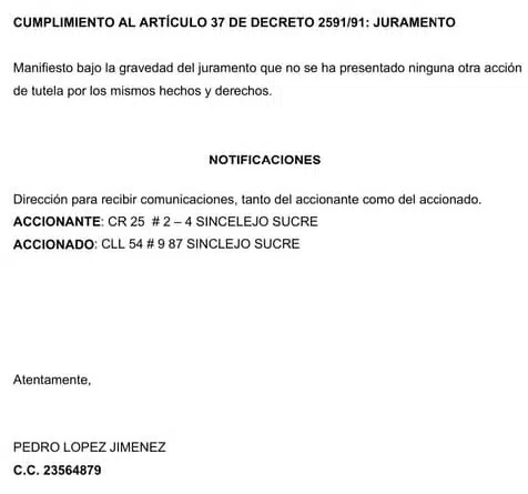 Ejemplo de accion de tutela por educacion (libre personalidad)