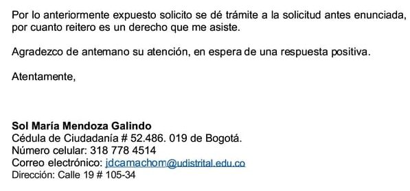 Modelo De Derecho De Peticion Para Salud 2021